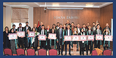 Adana Barosu Başkanı Av. Semih Gökayaz, 12 Avukatın Ruhsatnamelerini Aldığı Törende Gündeme İlişkin Değerlendirmelerde Bulundu.